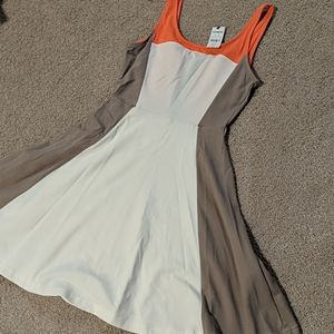 Express color block stretchy dress